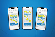 Retro World Health Day Flyer Set, a Flyer Template by The Good Store (Thumbnail 2 of 2)