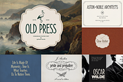 Old Money Luxury Font Collection, a Serif Font by gafaroff studio (Thumbnail 18 of 19)
