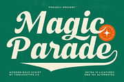 Magic Parade Modern Bold Script, a Script Font by timelesstype.co (Thumbnail 1 of 20)
