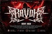 Ravok – Heavy Metal Blackletter Font, a Blackletter Font by Letterara (Thumbnail 1 of 15)
