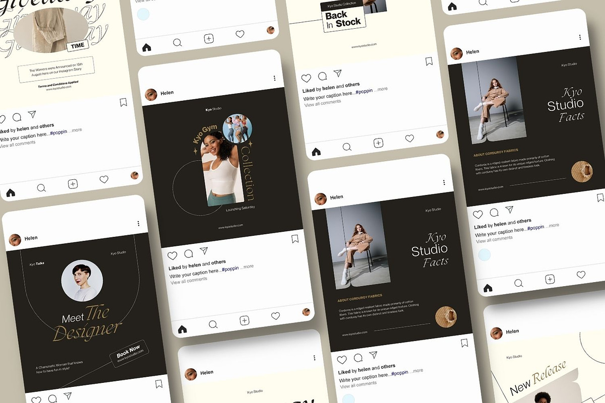 KYO | Social Media Kit Canva PS, a Social Media Template by Hydric Design (Photo 4 of 5)