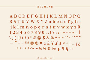 Saparona Classic Serif Font