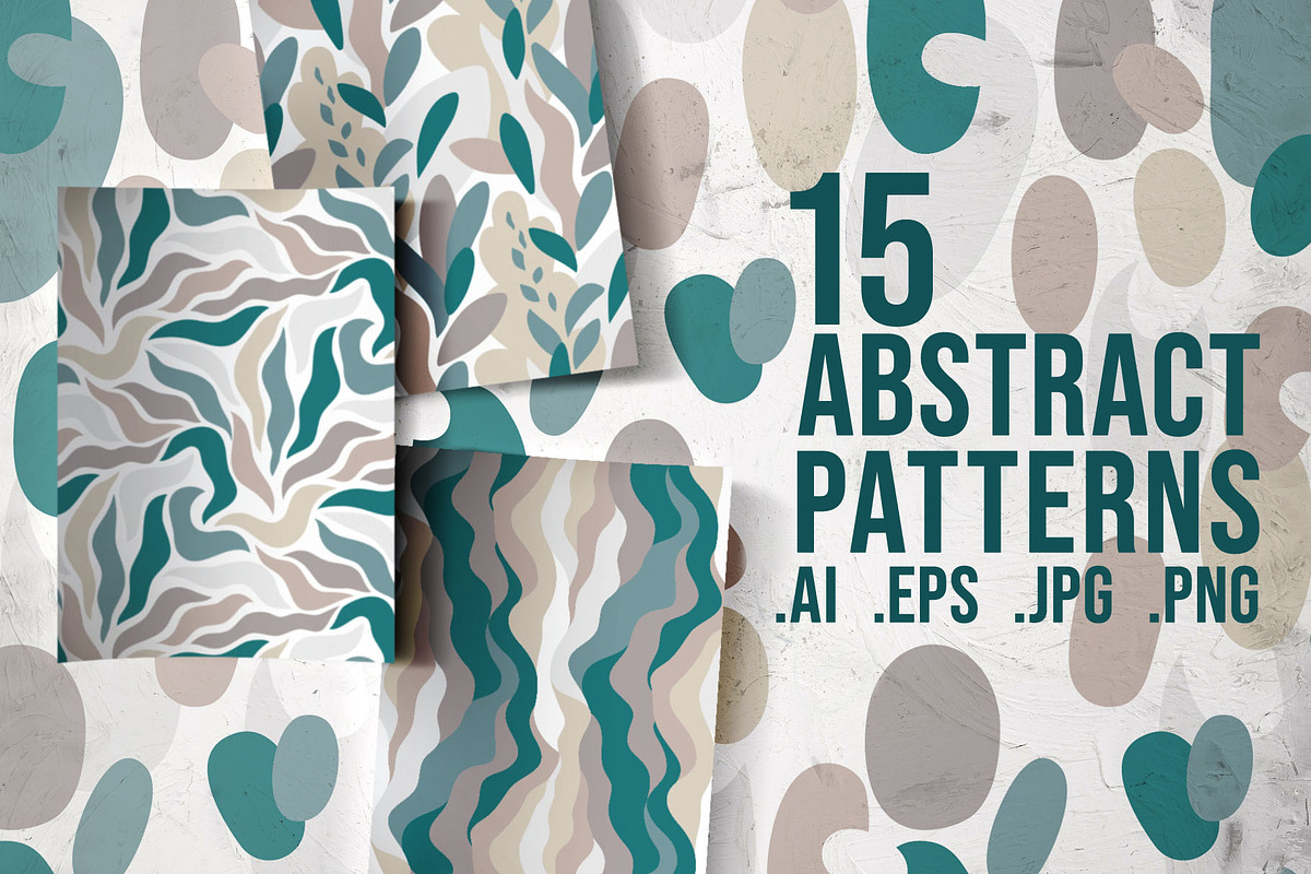 15 abstract patterns, a Pattern Graphic by pineart (Photo 1 of 5)