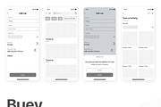 Buey E-commerce app Wireframe Kit, a Wireframe Template by Capi Product (Thumbnail 10 of 10)
