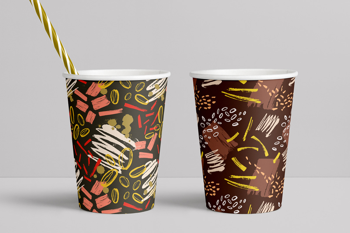 Abstract cards, seamless patterns, a Decorative Illustration by Good Studio (Photo 21 of 30)