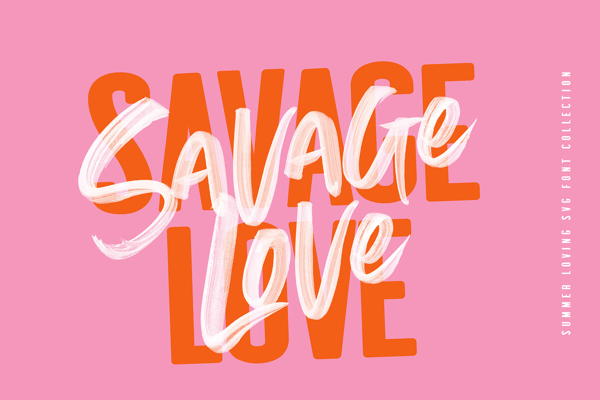 Summer Loving Font Collection, a Sans Serif Font by Nicky Laatz (Photo 10 of 43)