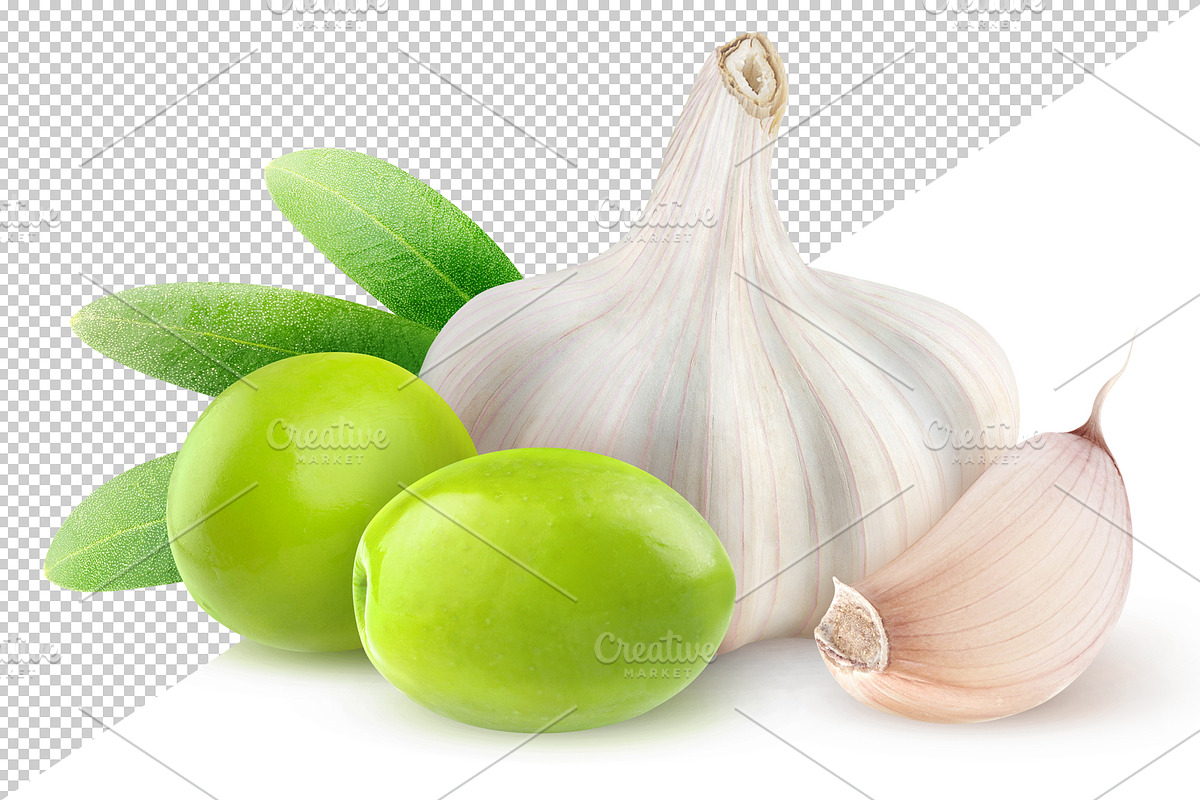Green olives and spices, an Object Graphic by Fruits+Veggies (Photo 2 of 6)