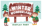Winter Wonderland, a Sans Serif Font by caocastudio (Thumbnail 1 of 4)