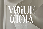 Vogue Chola | Stylish Serif Font, a Serif Font by Mahesans Co (Thumbnail 1 of 10)