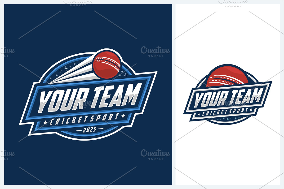 Cricket logo sport design template, a Branding & Logo Template by jundio studio