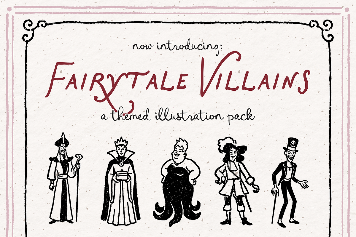 Fairytale Villains Clipart, Witch, a Person Illustration by The October Creative (Photo 2 of 7)