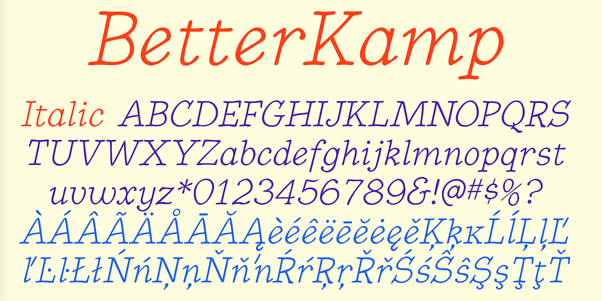 BetterKamp, a Handwritten Font by Ingrimayne Type (Photo 7 of 11)