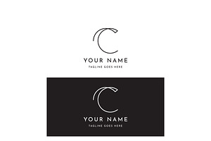 Geometric letter C initial logo., a Branding & Logo Template by LOGOCREATIVE