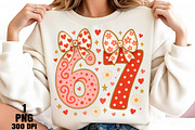 Funny Six Seven Valentine Coquette, an Illustration by Daily.Designs (Thumbnail 2 of 5)