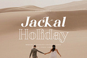Jackal Holiday - Stylish Serif Font, a Serif Font by Aqeel_Art (Thumbnail 1 of 10)