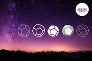 Polyhedral Vector Objects + Bonus!, an Object Graphic by 52NINE GRAPHICS (Thumbnail 8 of 10)