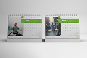 Desk Calendar 2024, a Print Template by Uiparvin (Thumbnail 2 of 2)