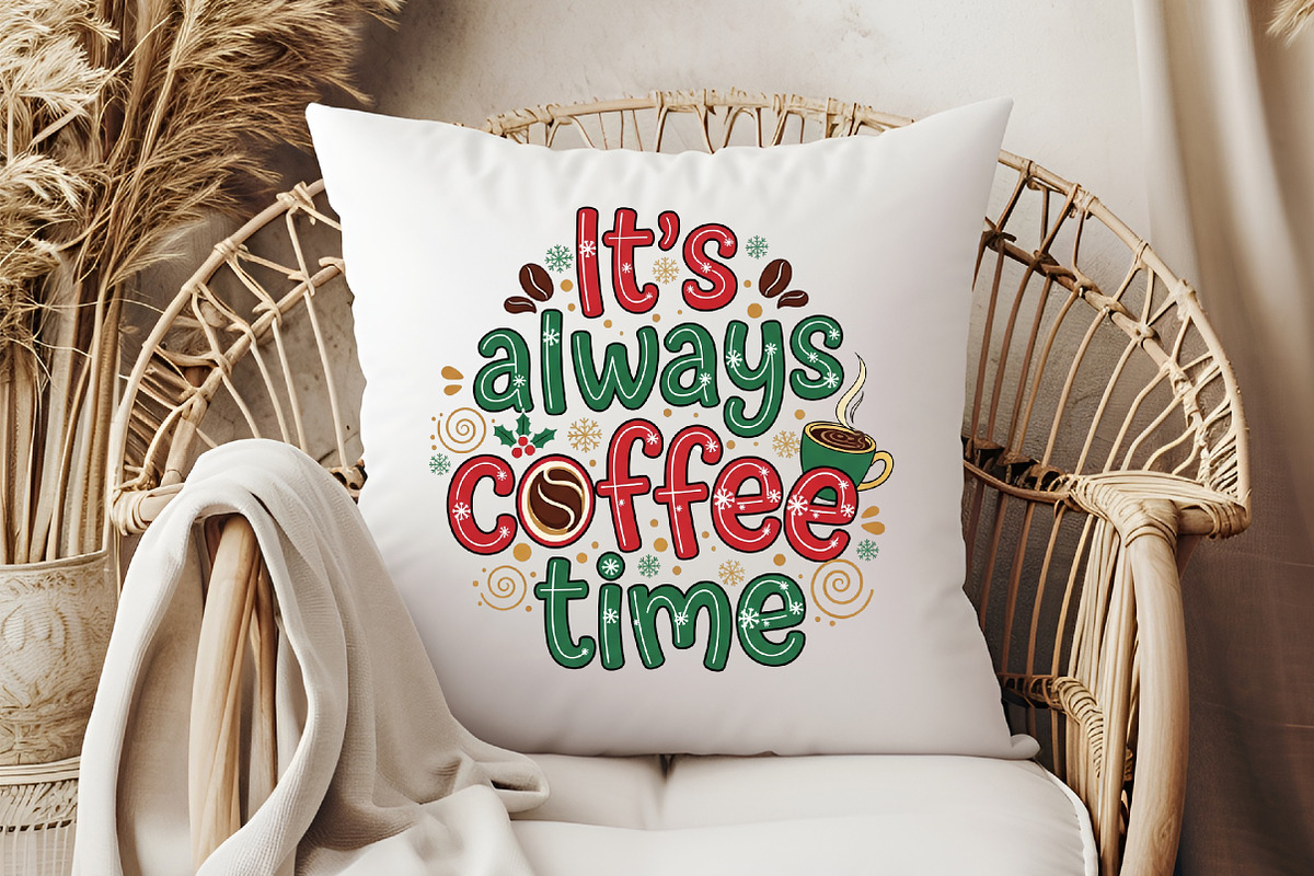 Christmas Coffee Quotes Bundle, an Illustration by RobertsArt (Photo 15 of 15)