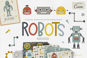 ROBOTS creator + SVG