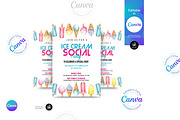 Ice Cream Social Flyer, a Flyer Template by Aam360 (Thumbnail 3 of 3)
