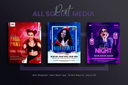 Night Party Social Media Post Set, a Social Media Template by Creative_View (Thumbnail 6 of 8)