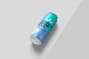 Energy Drink Can Mockups