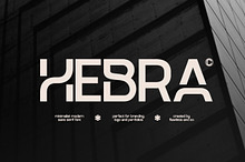Hebra - Modern Sans Serif Font