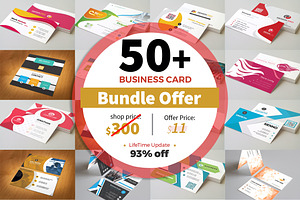 50+ Mega Business Card Bundle