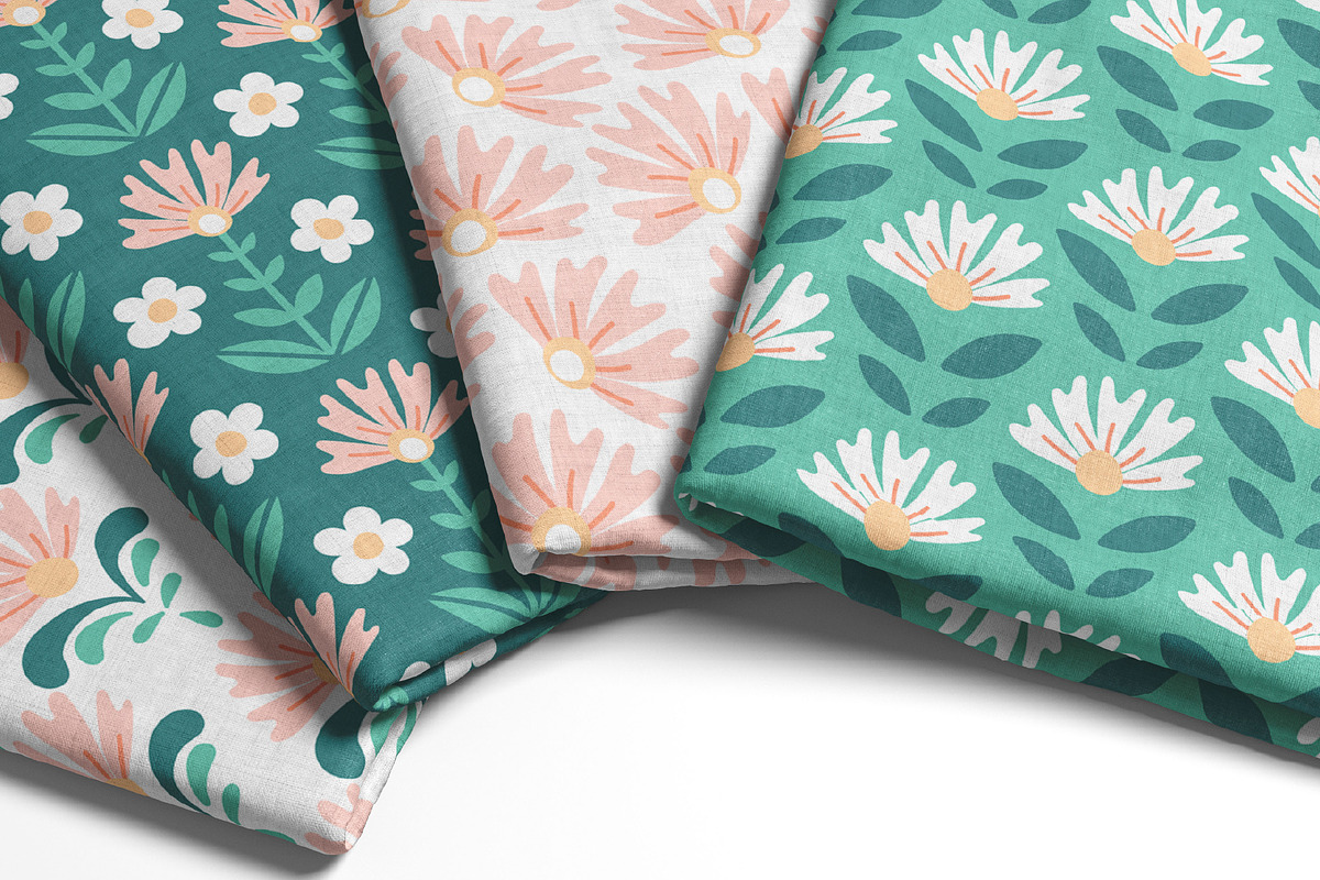 20 Cute and Sweet floral patterns, a Pattern Graphic by RevolutionizZed (Photo 2 of 16)