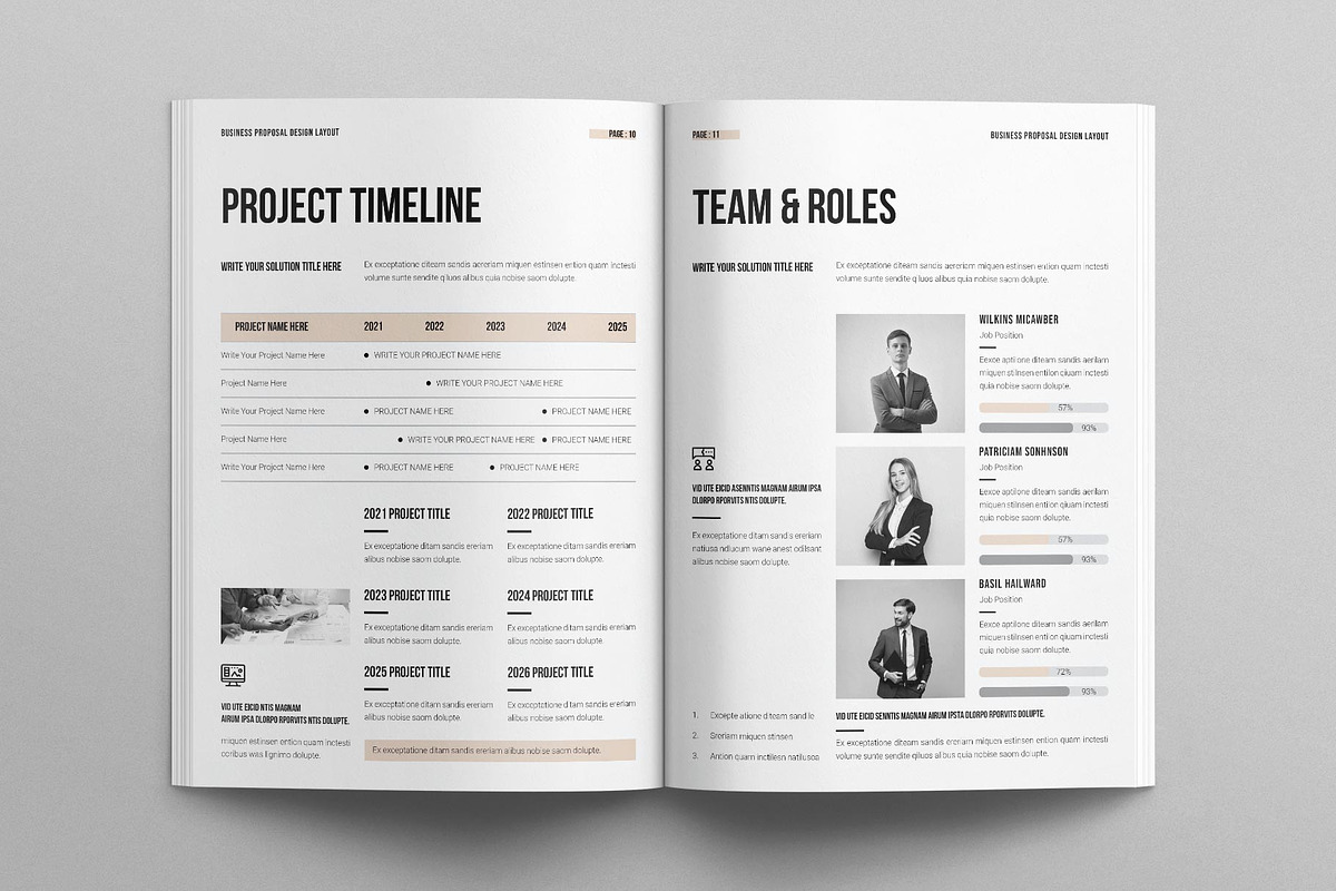 Business Proposal Template, a Brochure Template by MassiveCreator (Photo 4 of 8)