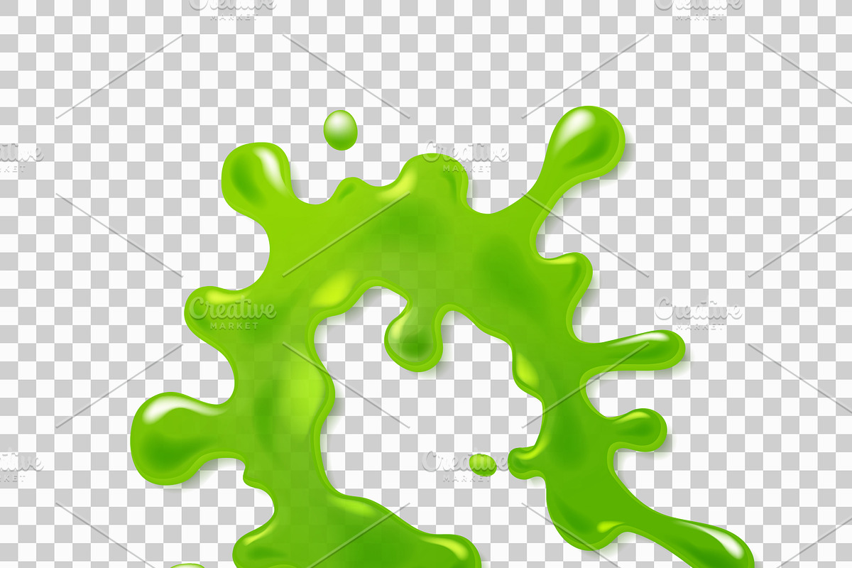 Realistic green slimes, a Templates & Theme by majcot (Photo 4 of 6)