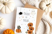 Watercolor Cute Halloween Set, a Decorative Illustration by Carol Lozove (Thumbnail 8 of 26)