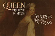 Queen - Display Font, a Serif Font by JumboDesign (Thumbnail 3 of 6)