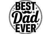 Best Dad Ever T-Shirt Bundle, an Object Graphic by jahid234 (Thumbnail 3 of 13)