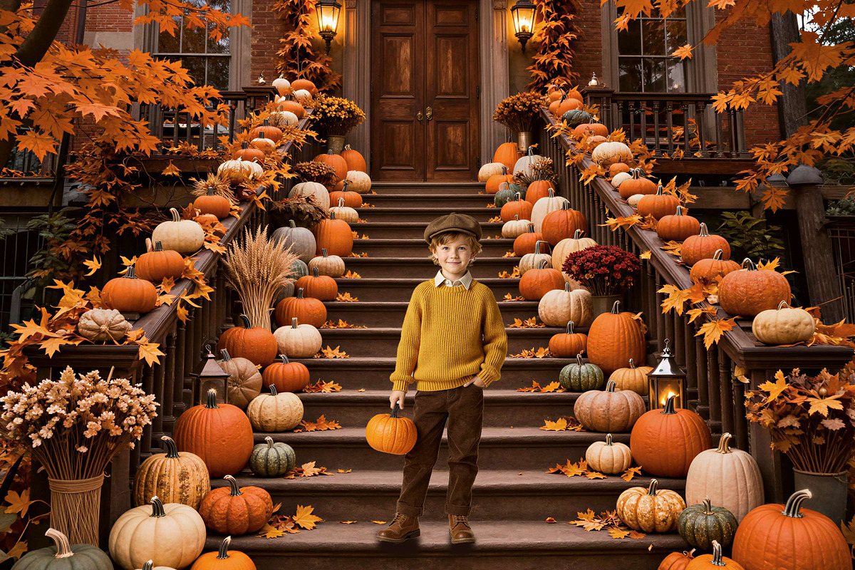 28 Autumn Harvest Digital Backdrops, a Background Graphic by 3Motional (Photo 3 of 18)