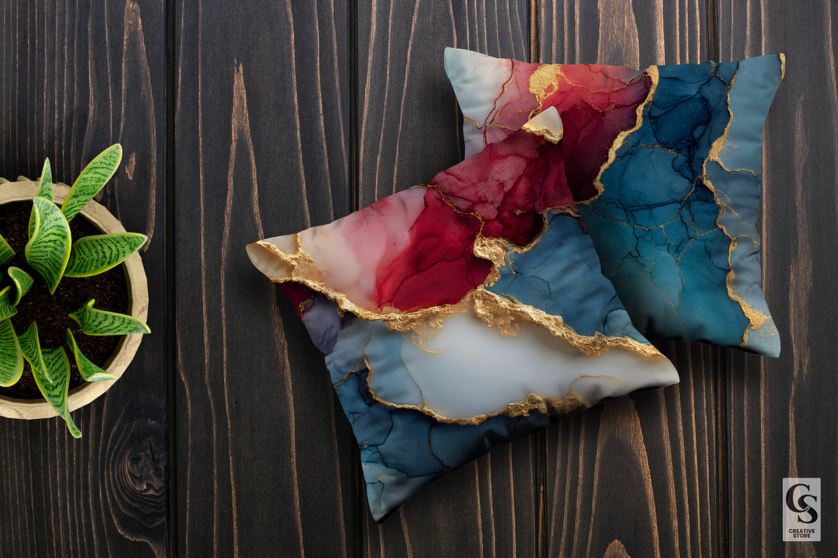 Patriotic Luxury Marble Backgrounds, a Pattern Graphic by Creative Store (Photo 3 of 5)