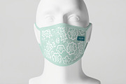 Face Mask Mock-up, a Mask Mockup by zippypixelstudio (Thumbnail 4 of 16)