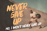 Brush Hard - Handwritten Font, a Sans Serif Font by Cruzine (Thumbnail 2 of 7)