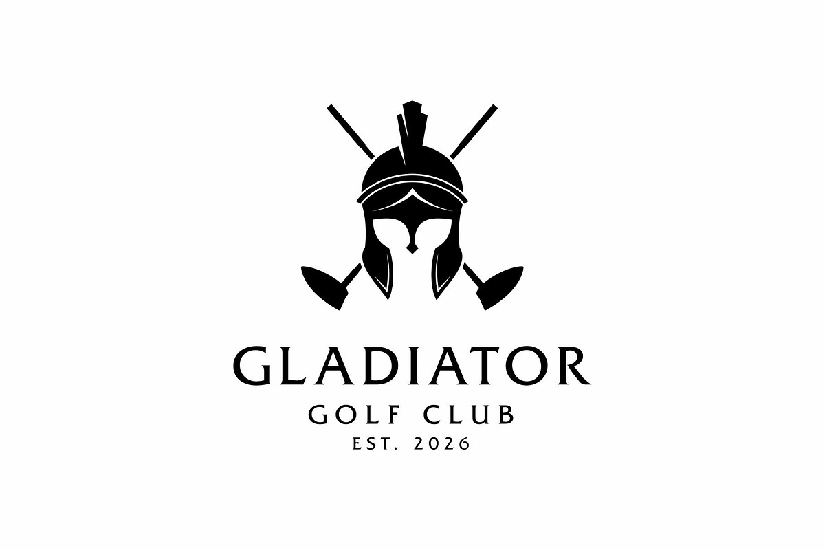 Spartan Helmet and Golf Club Logo, a Branding & Logo Template by Buqancreative (Photo 5 of 5)