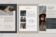 Parker Media Kit Canva Template, a Templates & Theme by Regent Parkette (Thumbnail 3 of 3)
