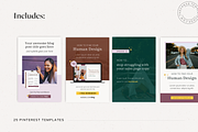 Melanie Blog/Pinterest Templates, a Social Media Template by The Canva Template Shop (Thumbnail 3 of 8)
