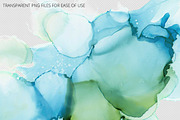 7 Huge Seamless Green Ink Textures, a Texture Graphic by AdenaJ (Thumbnail 5 of 16)
