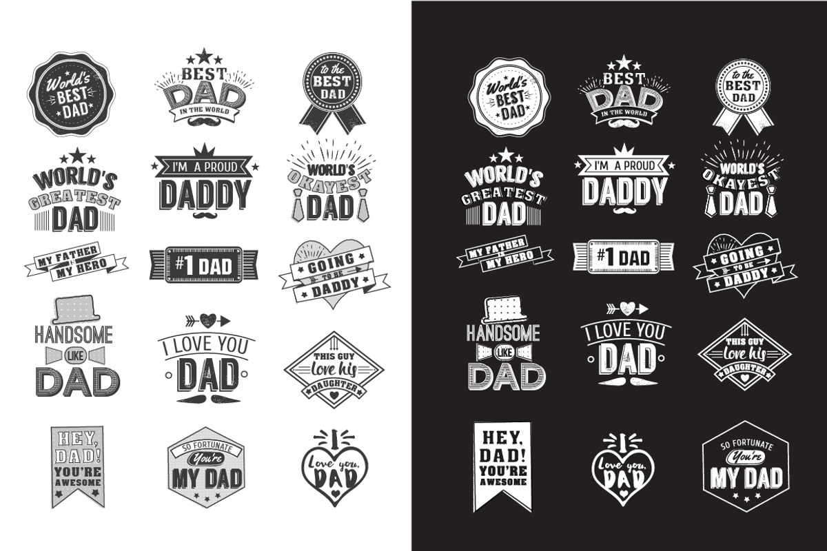 Fathers day quotes, an Object Graphic by Kseniia Kuznetsova (Photo 2 of 4)