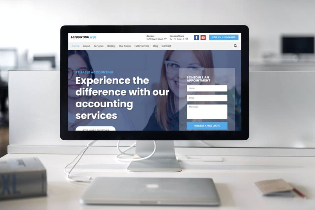 Accounting WordPress theme, a WordPress Template by Your Theme Shop (Photo 3 of 6)