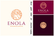 Mother lactating baby Newborn Logo, a Branding & Logo Template by Enola99d (Thumbnail 2 of 3)
