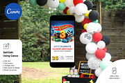 Hot Wheels Birthday Invitation, an Invitation Template by Earth5168 (Thumbnail 5 of 9)