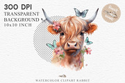 Highland Baby Cow Girl & Boy Dressed, an Animal Illustration by Rabbit Heart (Thumbnail 3 of 7)
