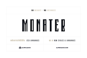 Monateb – A Font Family (44 Fonts), a Font by alpercakici (Thumbnail 16 of 16)