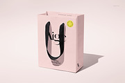 Cotton Handle Paper Gift Bag Mockup, a Packaging Mockup by creatsy5 (Thumbnail 6 of 14)