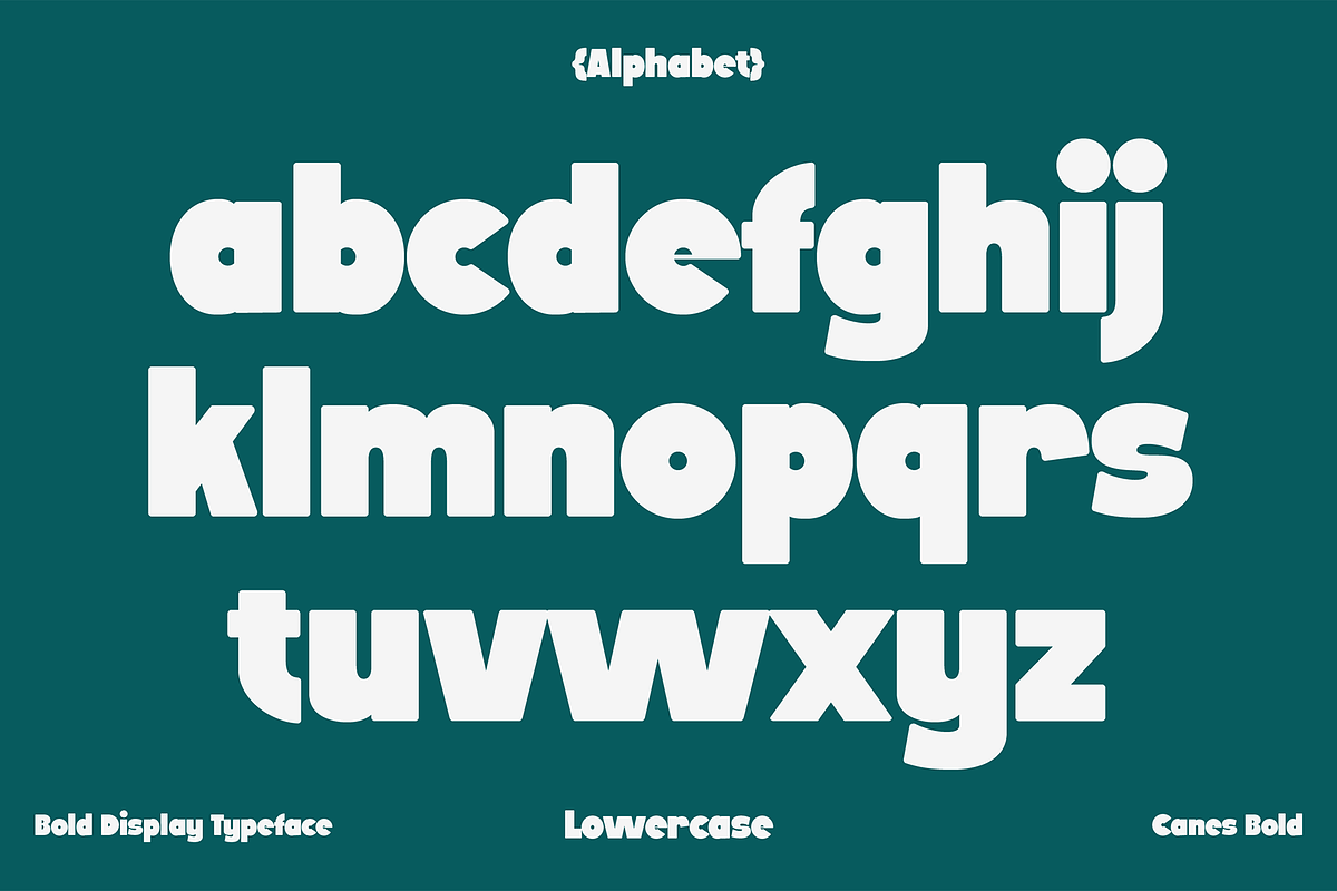 Canes Bold Display Typeface, a Sans Serif Font by GRVS Studio